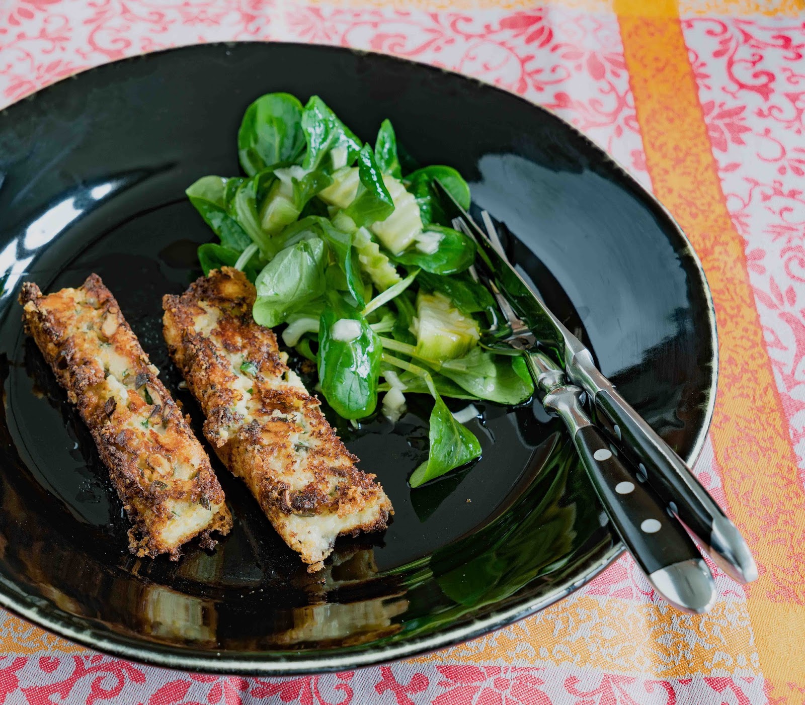 stuttgartcooking: Hirseschnitten mit Nüssen, Allgäuer Bergkäse und ...