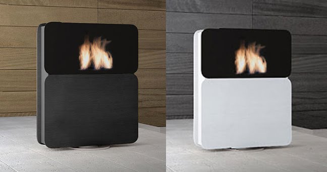 The Joule bioethanol fireplace by Enzo Berti:
