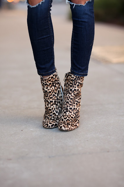 leopard booties amazon
