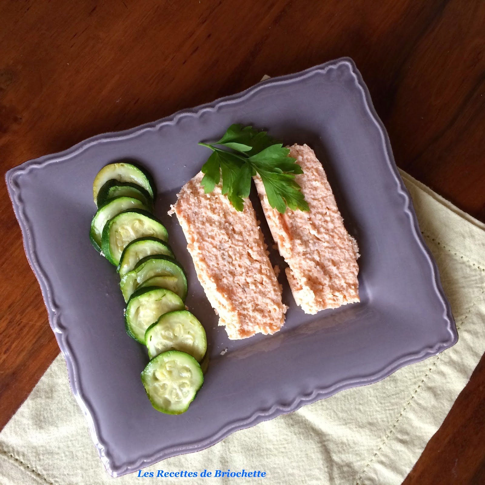 Les Recettes de Briochette Terrine de saumon au microondes