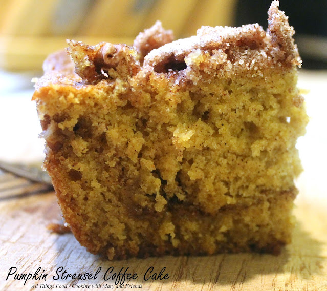Cooking With Mary and Friends Pumpkin Streusel Coffee Cake