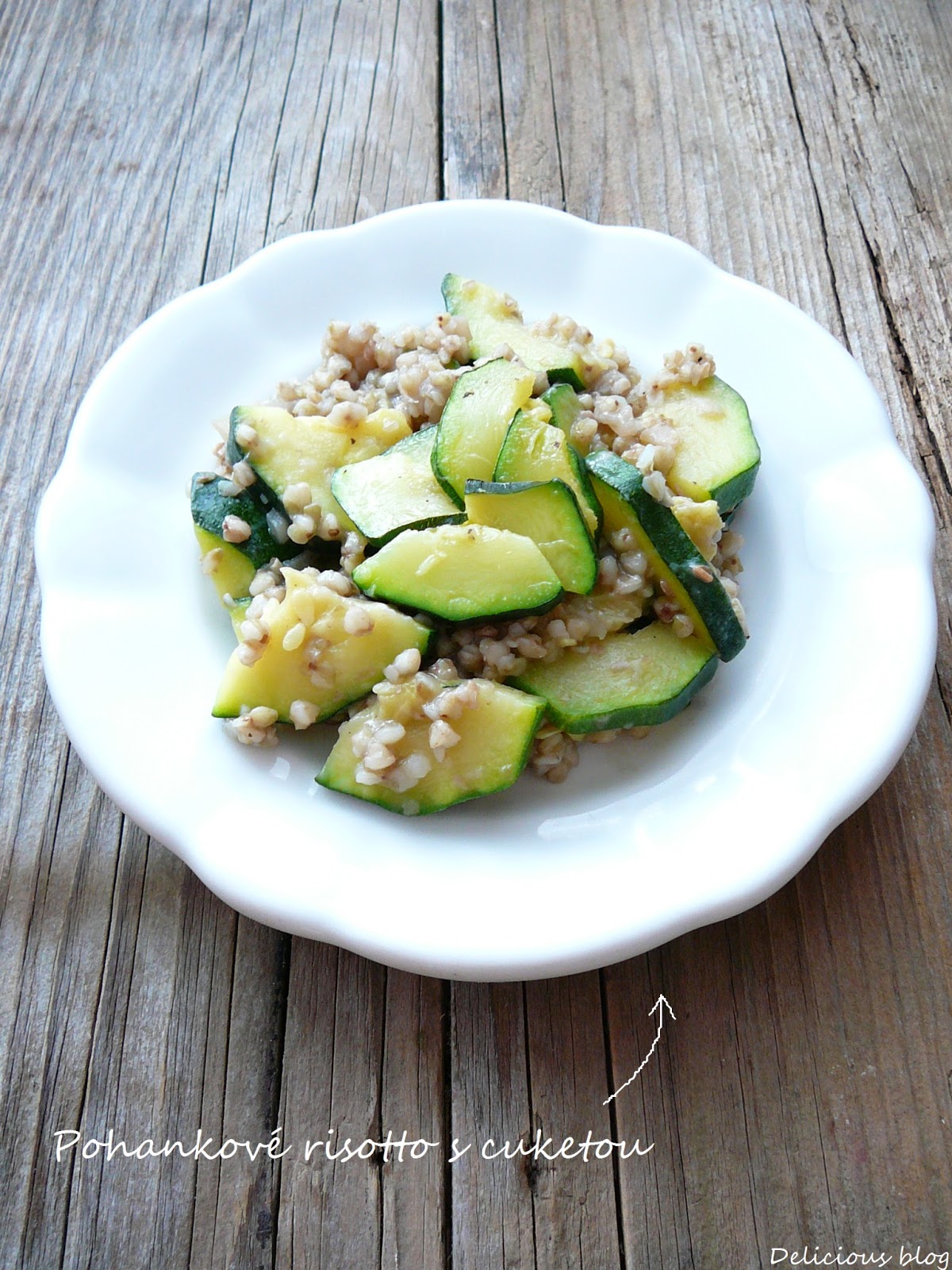 Delicious blog Buckwheat risotto with zucchini