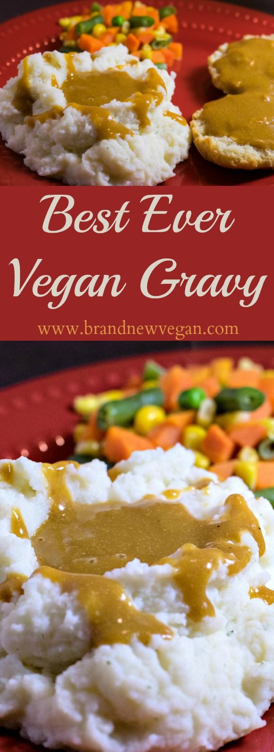 BEST EVER FAT FREE VEGAN GRAVY BEST FOOD