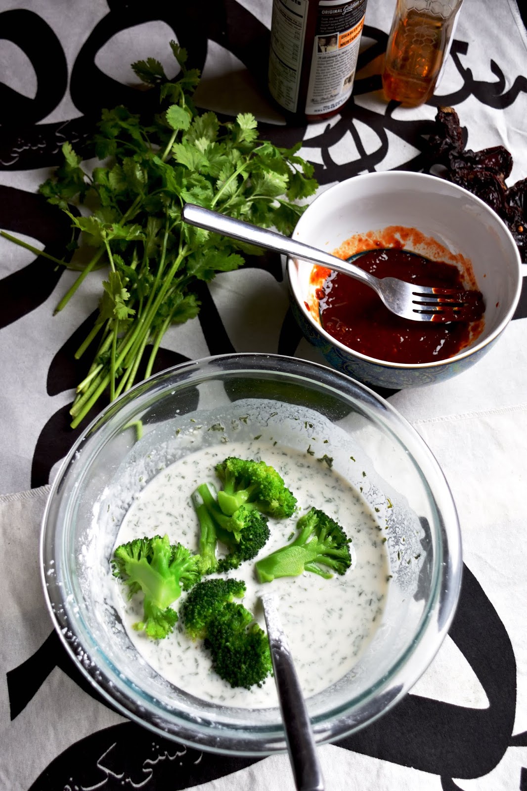 Koreaninspired deepfried broccoli sandwich
