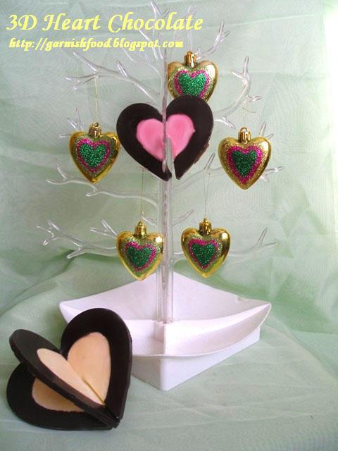 3D lekue chocolate hearts