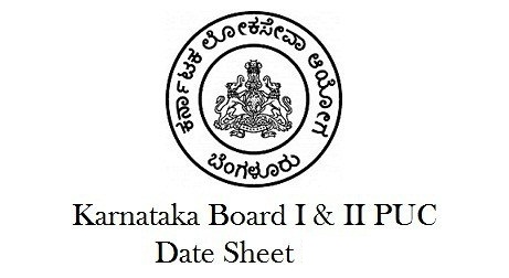 Karnataka PUC Time Table Pdf Download for 1st & 2nd Exam