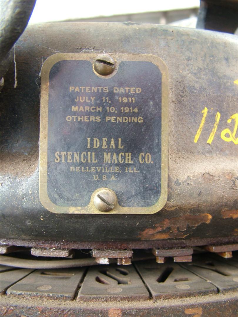 Vintage Ideal Stencil Machine Co Stencil Cutter Part Industrial Salvage Scrap Metal Assemblage Steampunk Repurpose