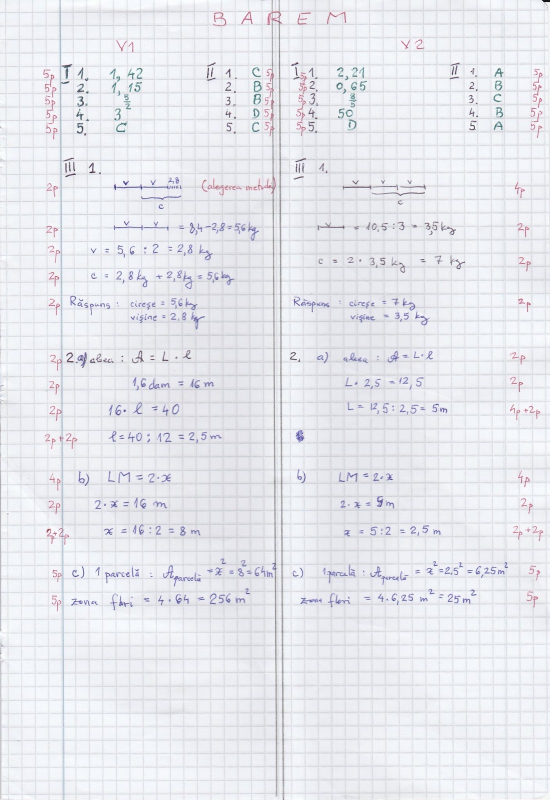 Modele De Teza Clasa A 5 A Semestrul 2 Matematica ogeometrie: TEZA la MATEMATICA Clasa 5 - semestrul 2