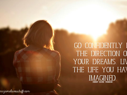 Live the life you have imagined