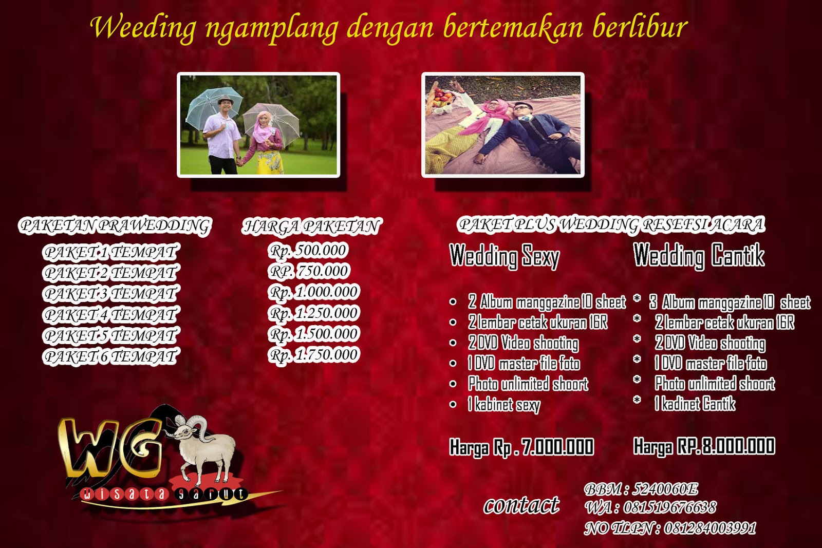 Aneka Tempat Wisata Garut Wedding Ala Ngamplang Aneka Tempat Wisata Garut Wedding Ala Ngamplang