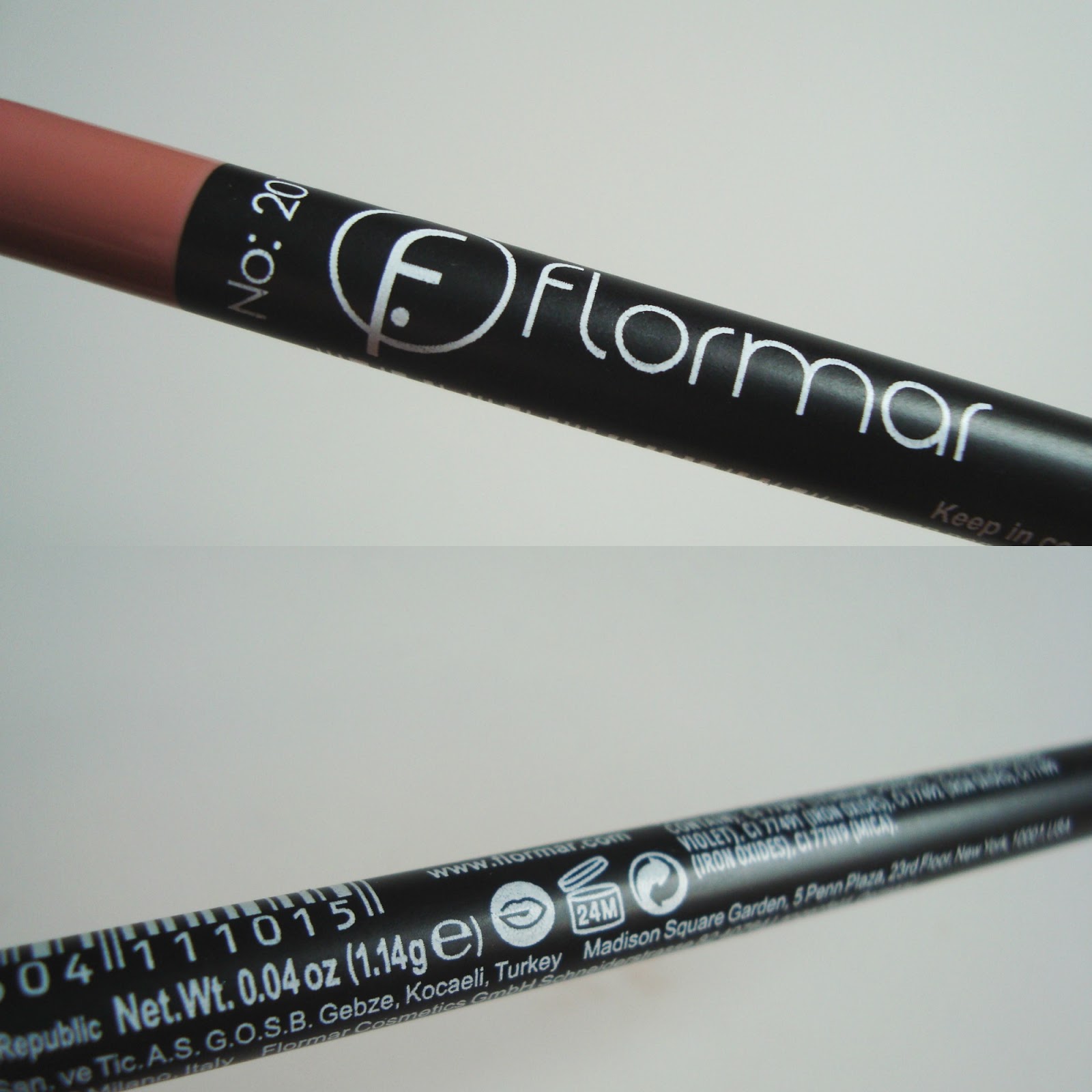 melaecannella Flormar Lip Pencil 231 229 201 222 205