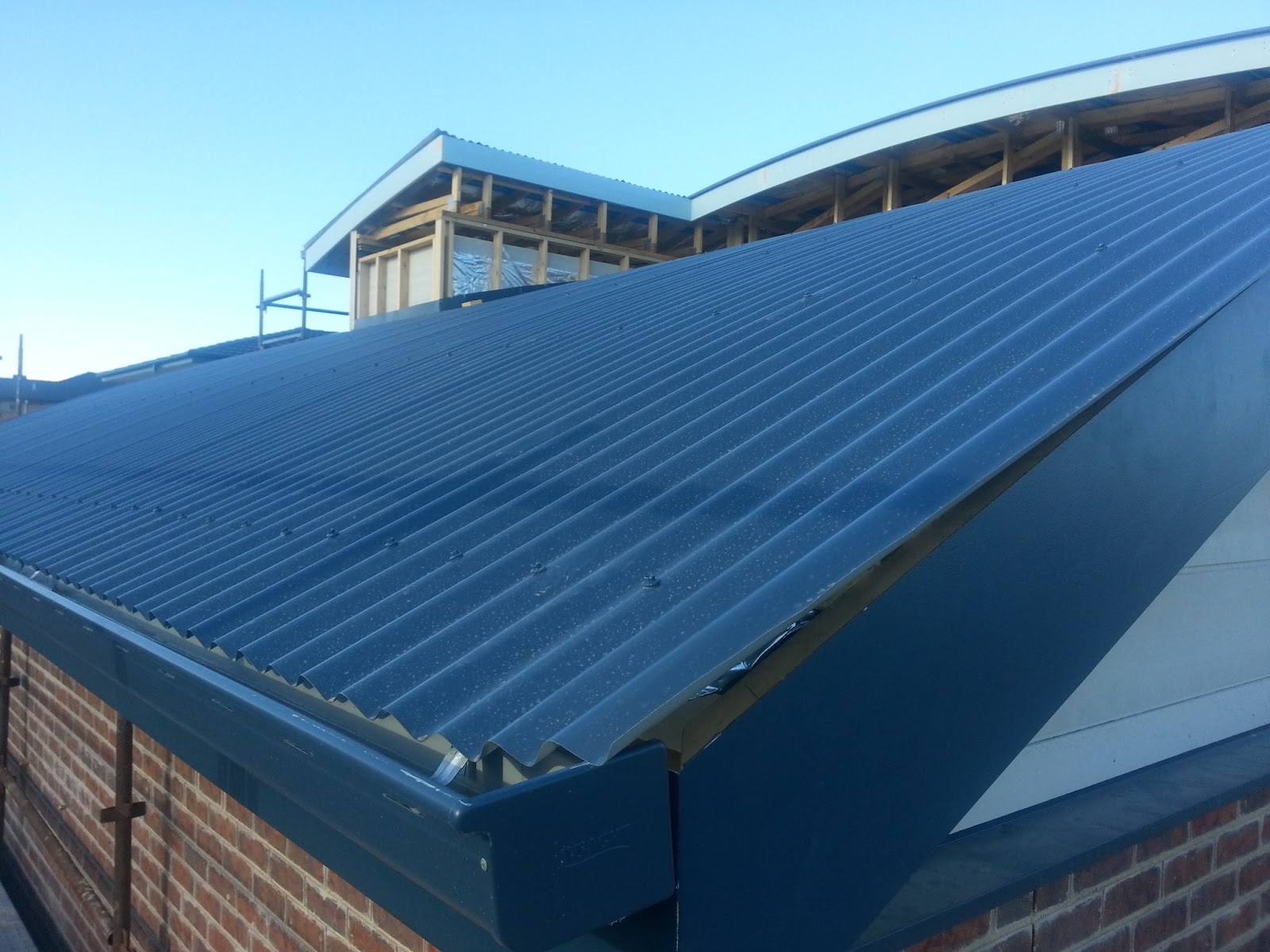 The Wright House Roofing and cladding