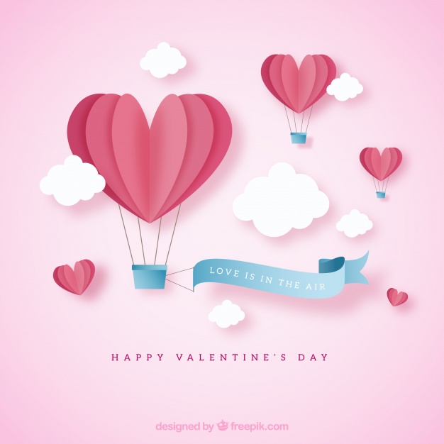 Happy Valnetine's Day Free Vector