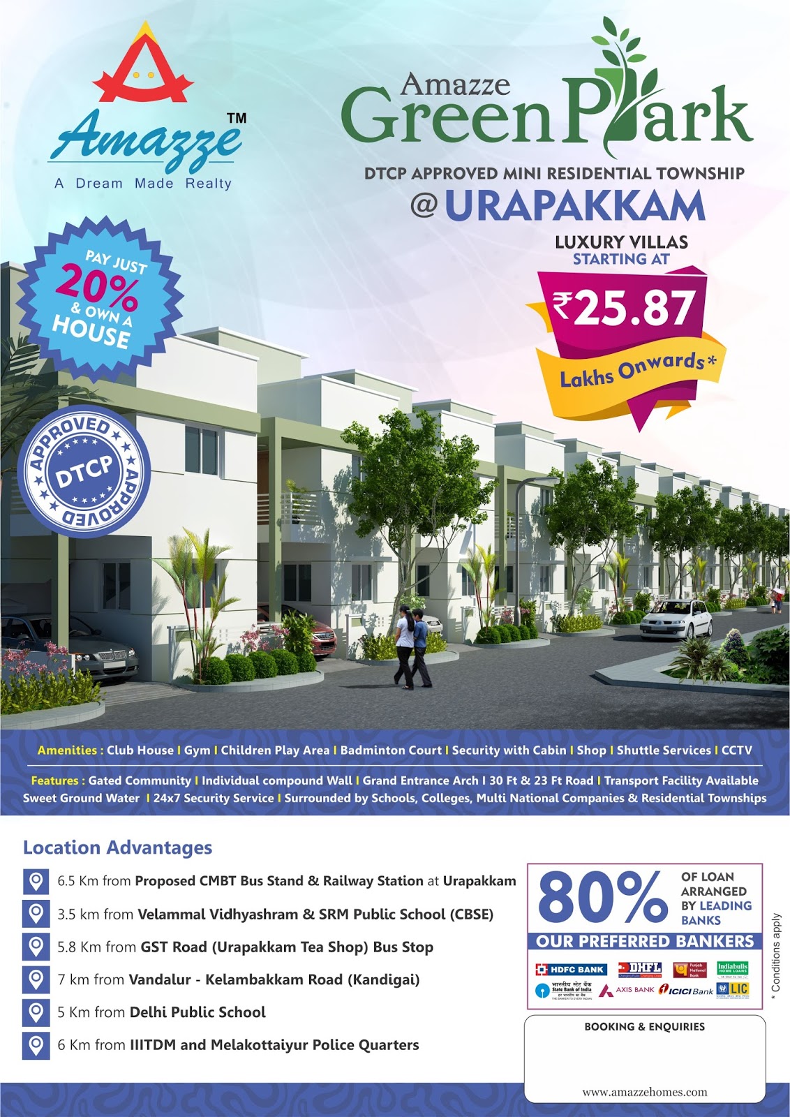 Chennai Real Estate Amazze Homes Amazze Green Park Arungal, Urapakkam
