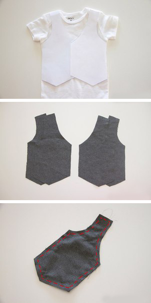 Tina's handicraft : how to shape outfit for baby boys