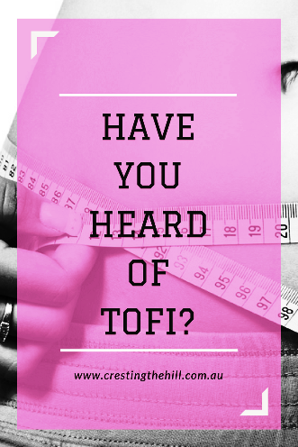 Have you heard of TOFI? It's something a lot of us are encountering - and it has nothing to do with Tofu or a healthy diet.