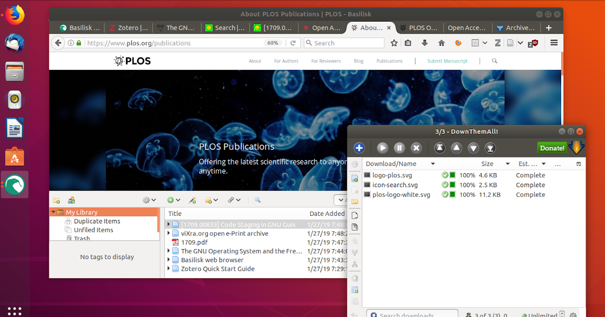 Basilisk Browser To Run DownThemAll!, Zotero, Legacy Addons Once Again