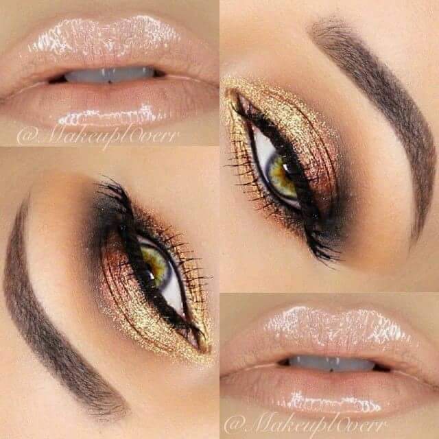 MAQUILLAJE PARA FIESTA DE NOCHE by maquillajebellezamujer.blogspot.com