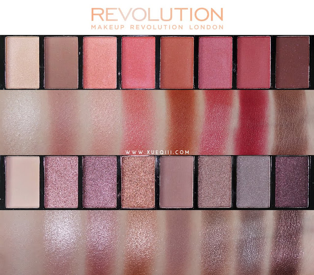 Makeup Revolution New-Trals vs Neutrals Palette Swatches