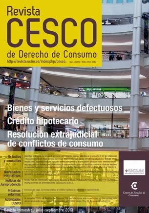 Revista CESCO de Derecho de Consumo