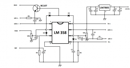 RF amplifier protection circuit diagram - Electronic Circuit