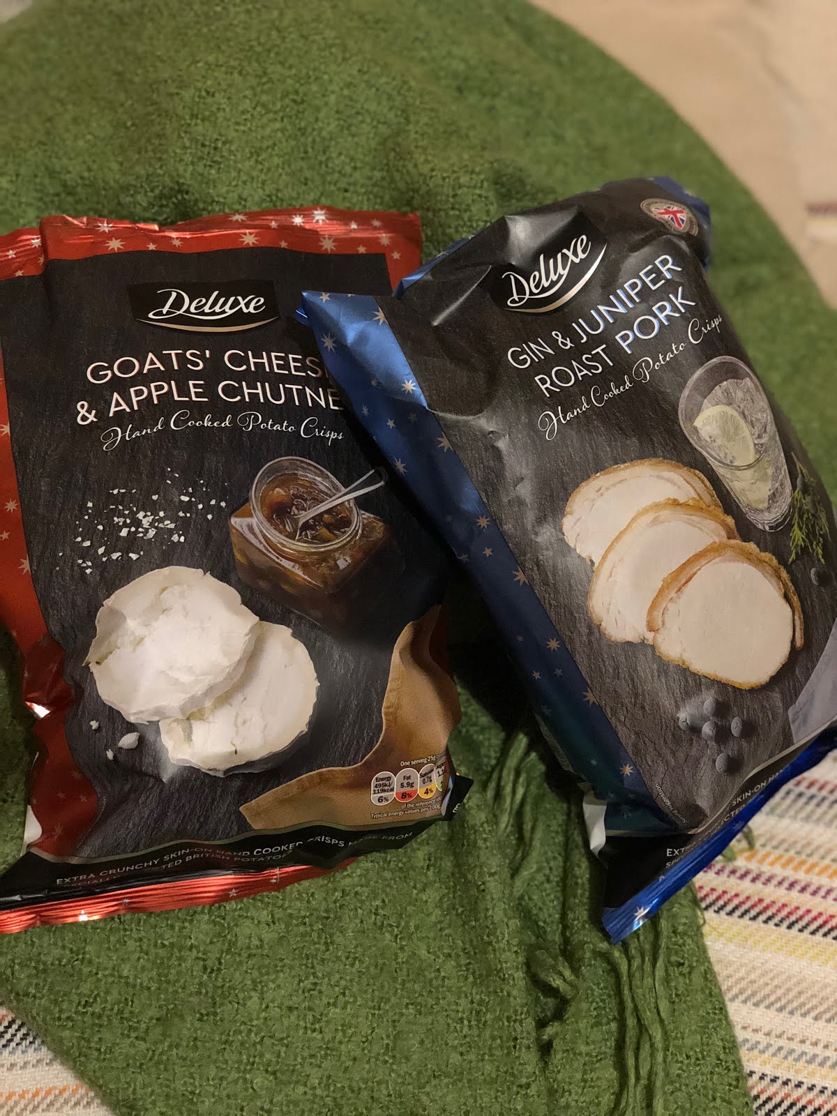 FOODSTUFF FINDS Deluxe Christmas Crisps Gin? Goats Cheese? (Lidl) by NLi10