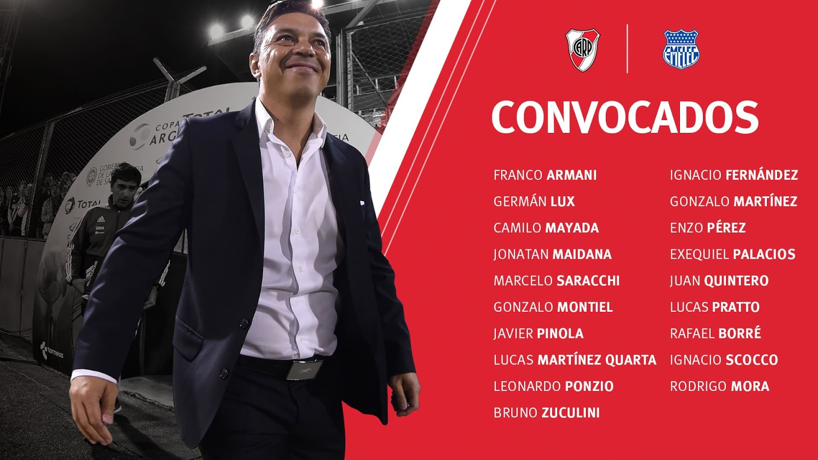 Platense confirmo la llegada de Franco Camargo juvenil de River