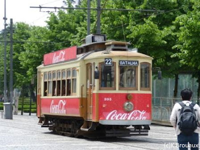 Vieux tramway pour Batalha