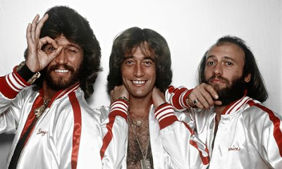 Bee Gees Foto de Bee Gees posando para fans