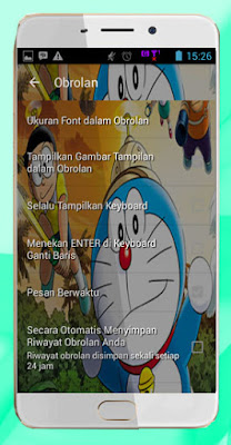 BBM Mod Tema Doraemon & Nobita Apk v3.1.0.13 (Full Feature/Game/Free Sticker) BBM Mod Naruto, BBM MOD ANIME, BBM MOD COC, BBM MOD CEWEK, BBM MOD UNIK