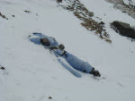Dead body of a climber at Rainbow Valley Mount Everest