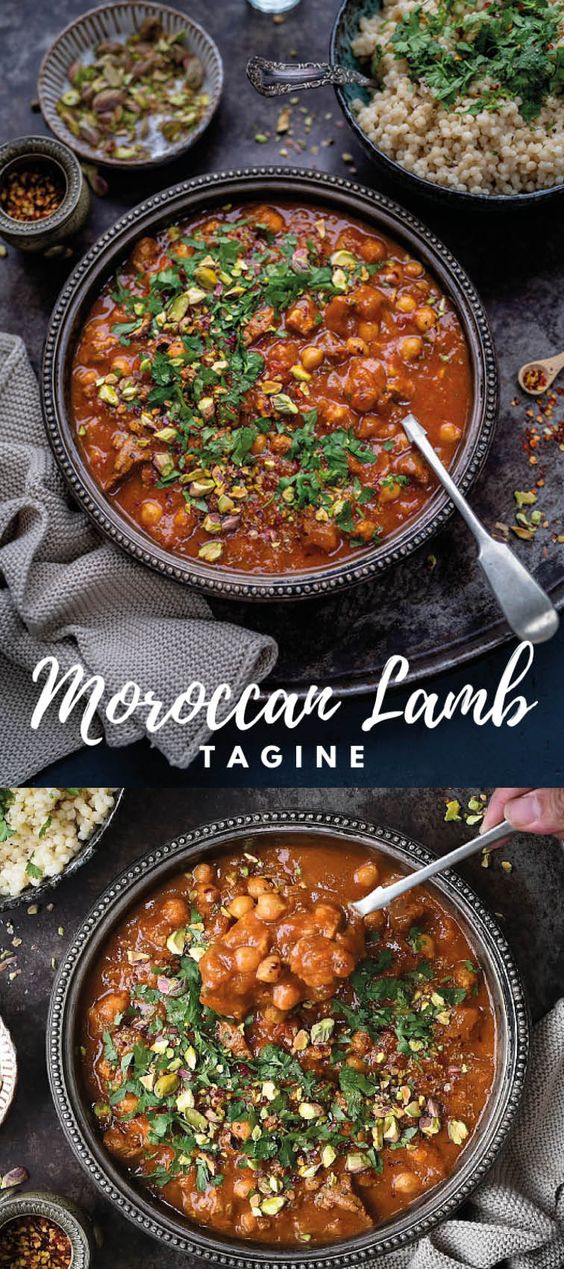 INSTANT POT MOROCCAN LAMB TAGINE WITH APRICOTS IN STORY