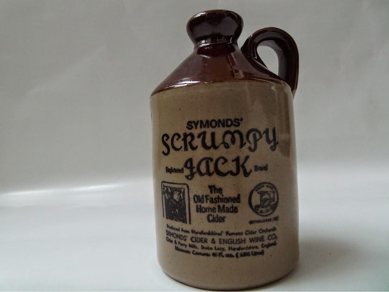 Home Clearance Sale SYMONDS' SCRUMPY JACK Cider Brown Glazed Pottery