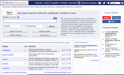 Reverso, diccionarios en línea gratis Diccionarios en línea gratis