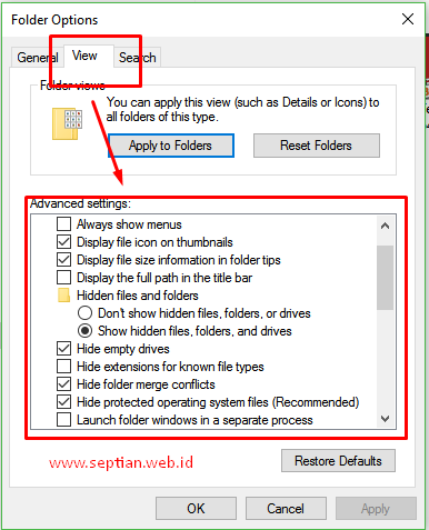 menampilkan extension dan file tersembunyi di windows explorer menampilkan extension dan file tersembunyi di windows explorer
