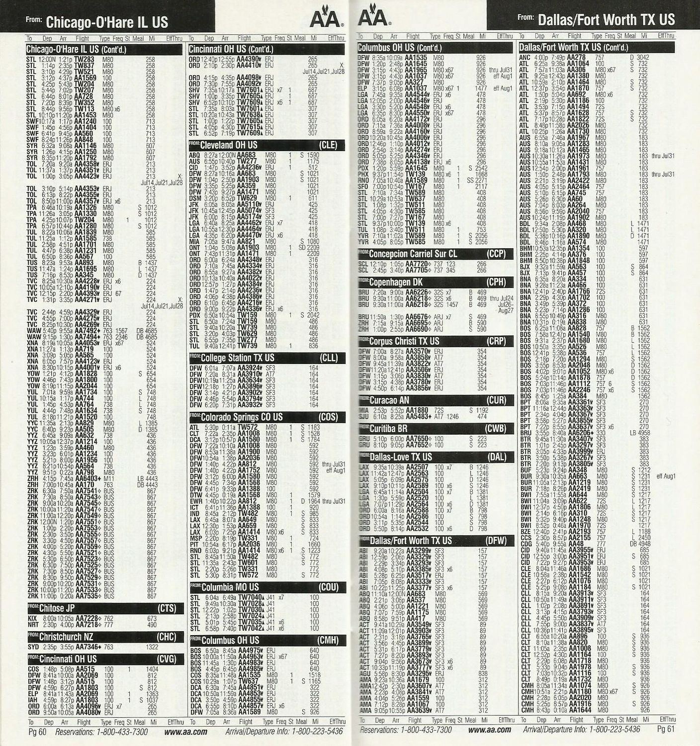 Airline memorabilia: American Airlines \/ TWA (2001)