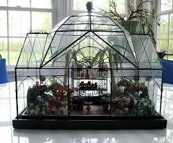 mini conservatory indoor garden tiny terrarium miniature gardens smith hawken greenhouse fairy arboretum glass greenhouses plant very gardening plants inside