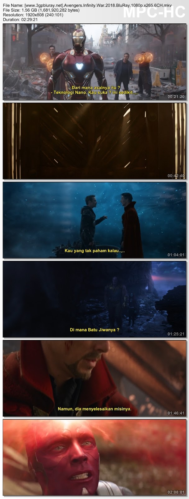Screenshots Download Film Gratis Hardsub Indo Avengers: Infinity War (2018) BluRay 480p MP4 Subtitle Indonesia 3gp Screenshots Download Film Gratis Hardsub Indo Avengers: Infinity War (2018) BluRay 480p MP4 Subtitle Bahasa Indonesia 3GP