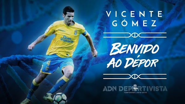 Oficial: El Deportivo de la Coruña firma a Vicente Gómez