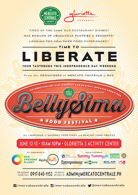 Mercato Centrale & Glorietta Presents: Bellysima! Food Festival 2015 on June 12 and 13 at the Glorietta 5 Atrium, Makati City
