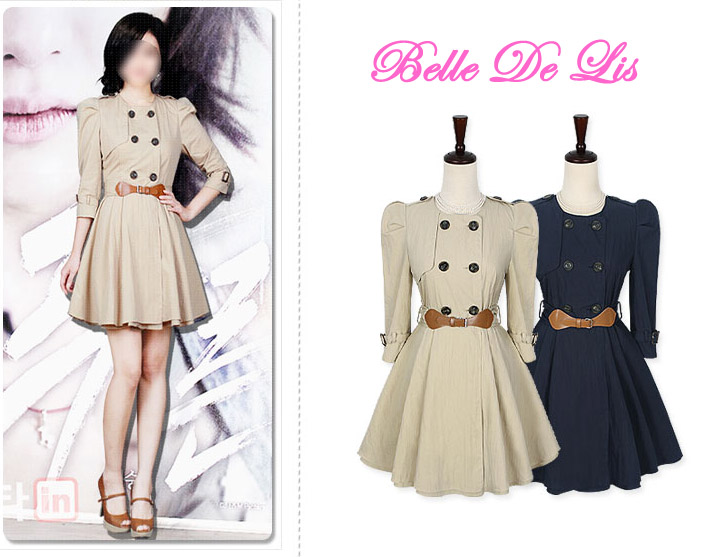 Belle-De-Lis: Burberry style trench dress