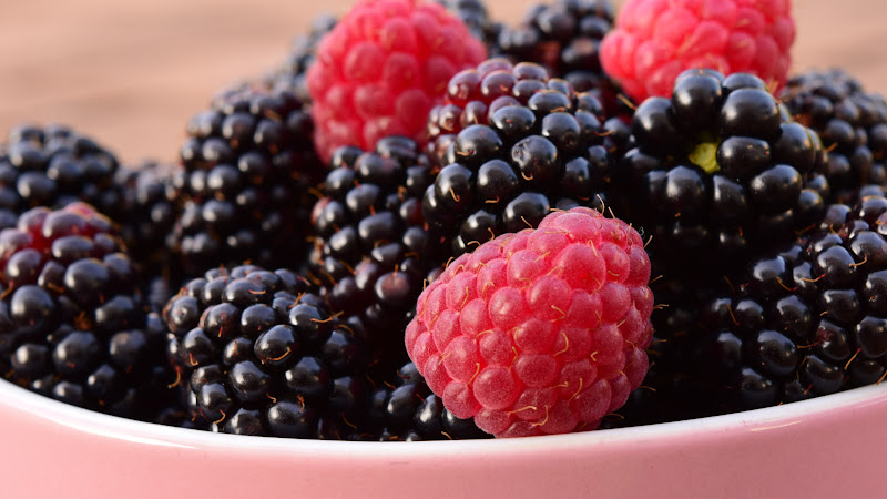Raspberries and Blackberries
