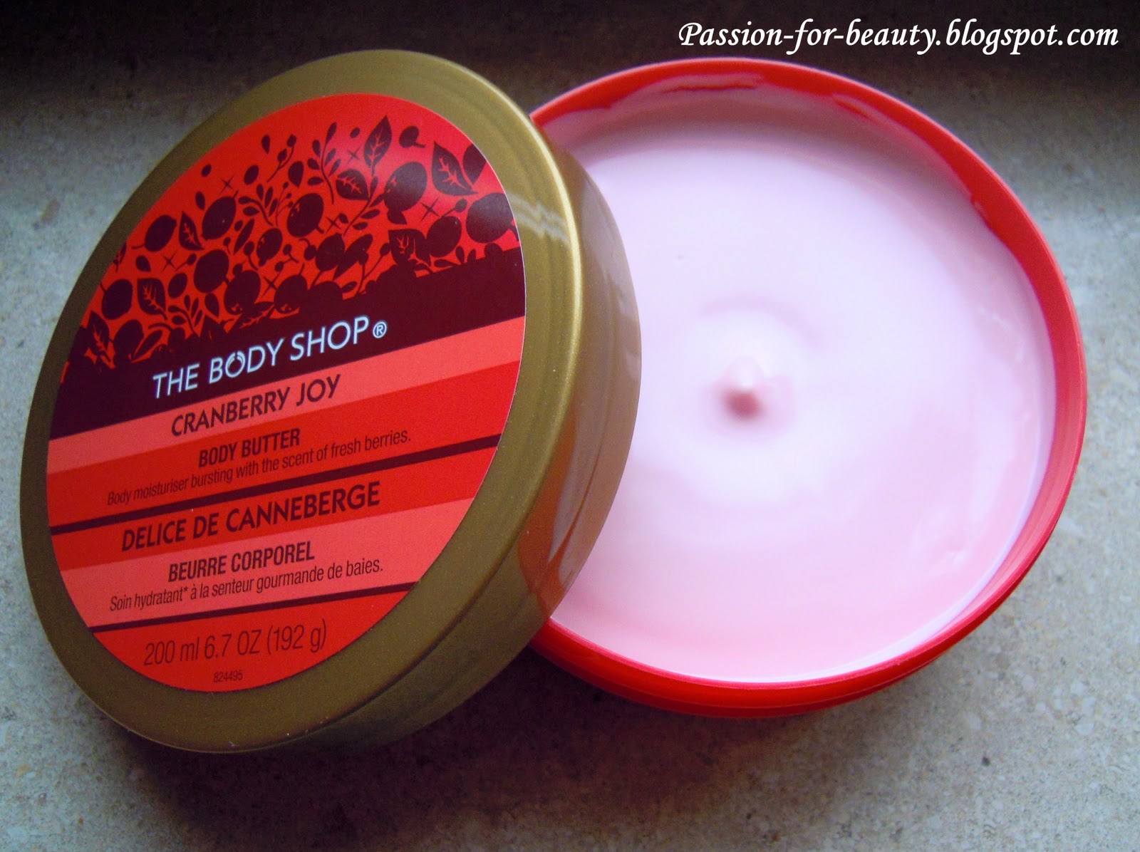 Because beauty is a passion The Body Shop Body Butters Cranberry Joy & Spiced Vanilla