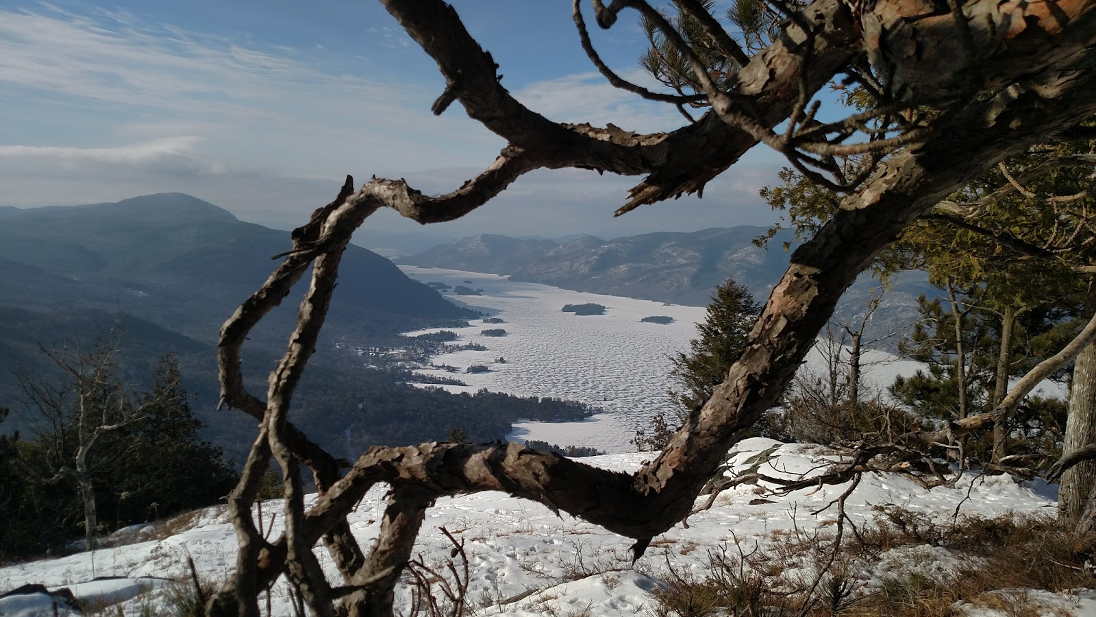 Off on Adventure Spruce Mountain Lake Wild Forest 1/21/18