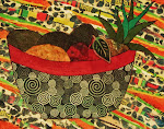 PATRICIA ANN WILSON "Rasta Color Fruit Bown"