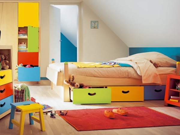 dormitorio colorido para niño dormitorio infantil colorido
