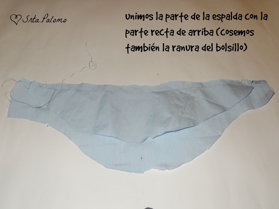 Tutorial riñonera, cosemos forro