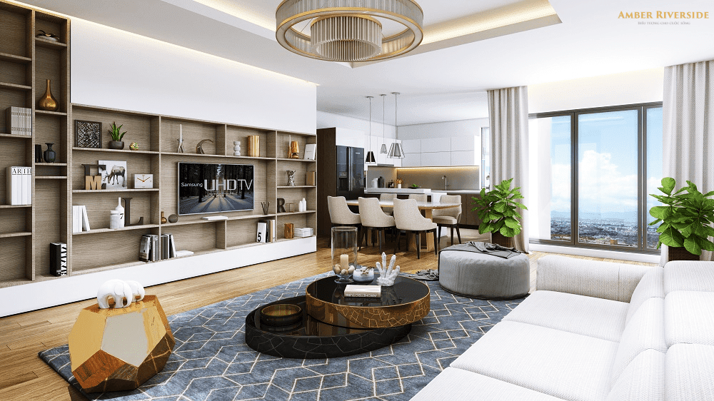 Thiết kế căn hộ mang phong cách hiện đại của Amber Riverside Thiết kế căn hộ mang phong cách hiện đại của Amber Riverside