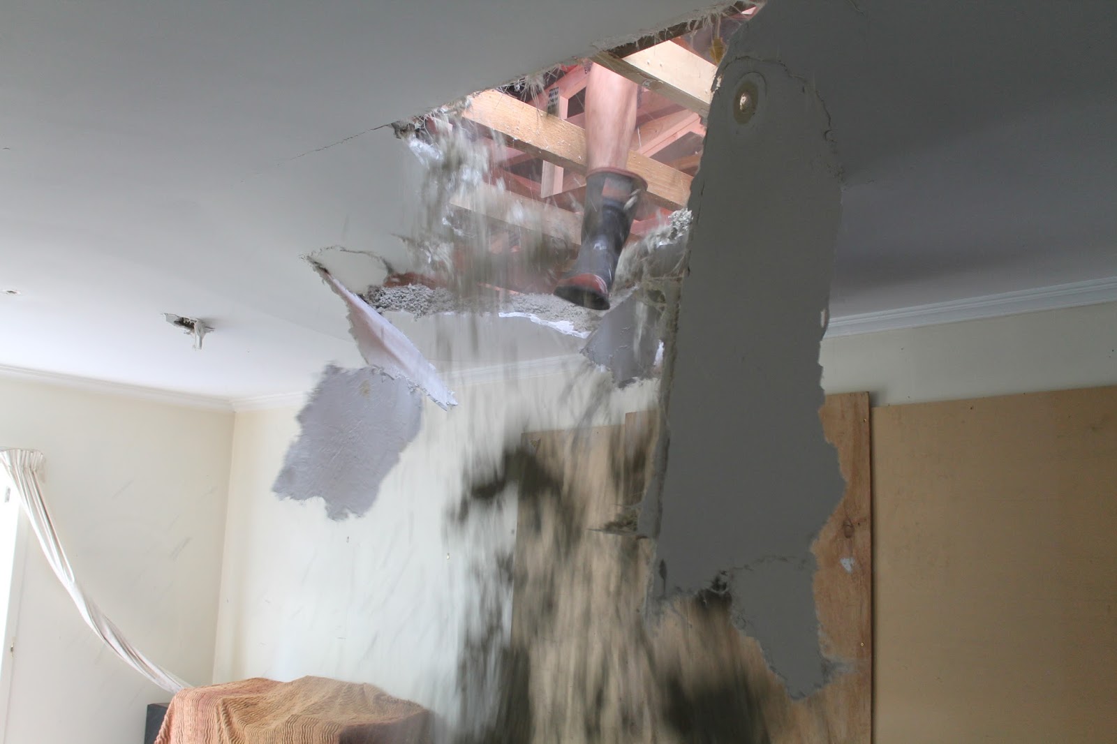 My Threadbear Life Falling Ceilings & Going Batty