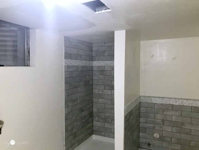 shower and wall tile
